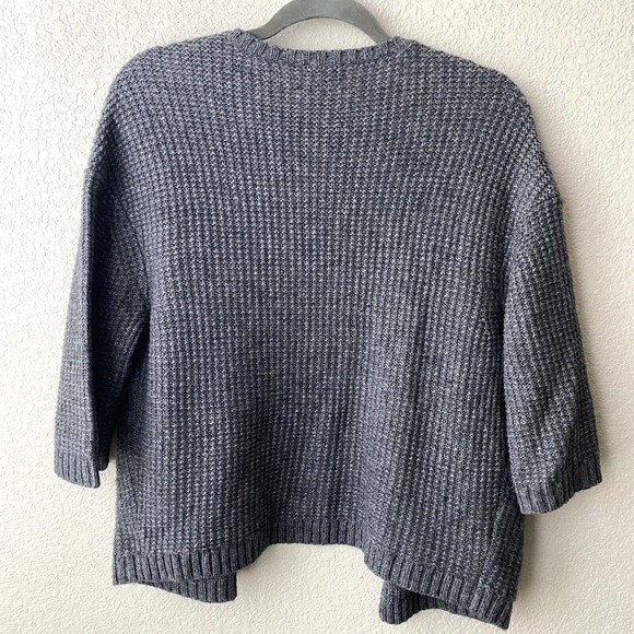 Ann Taylor Womens Cardigan Size XS Gray Wool Alpaca Open Front - Picture 2 of 8